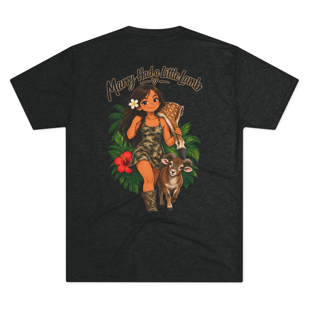 Mary Had a Little Lamb Tropical Girl Tee