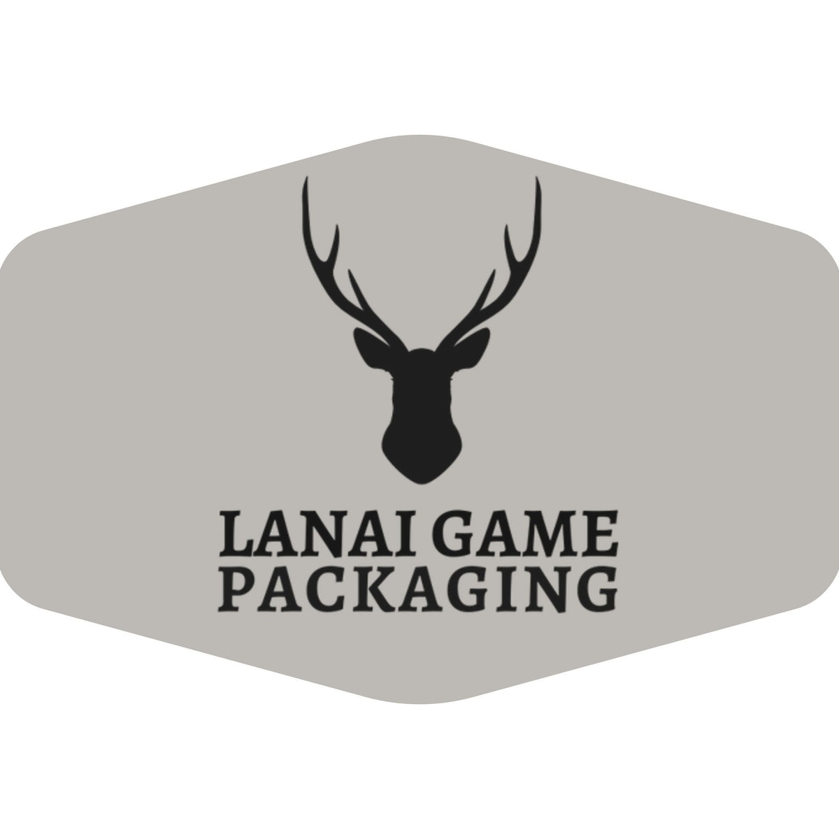Deer Antler Lanai Game Packaging Faux Leather Patch