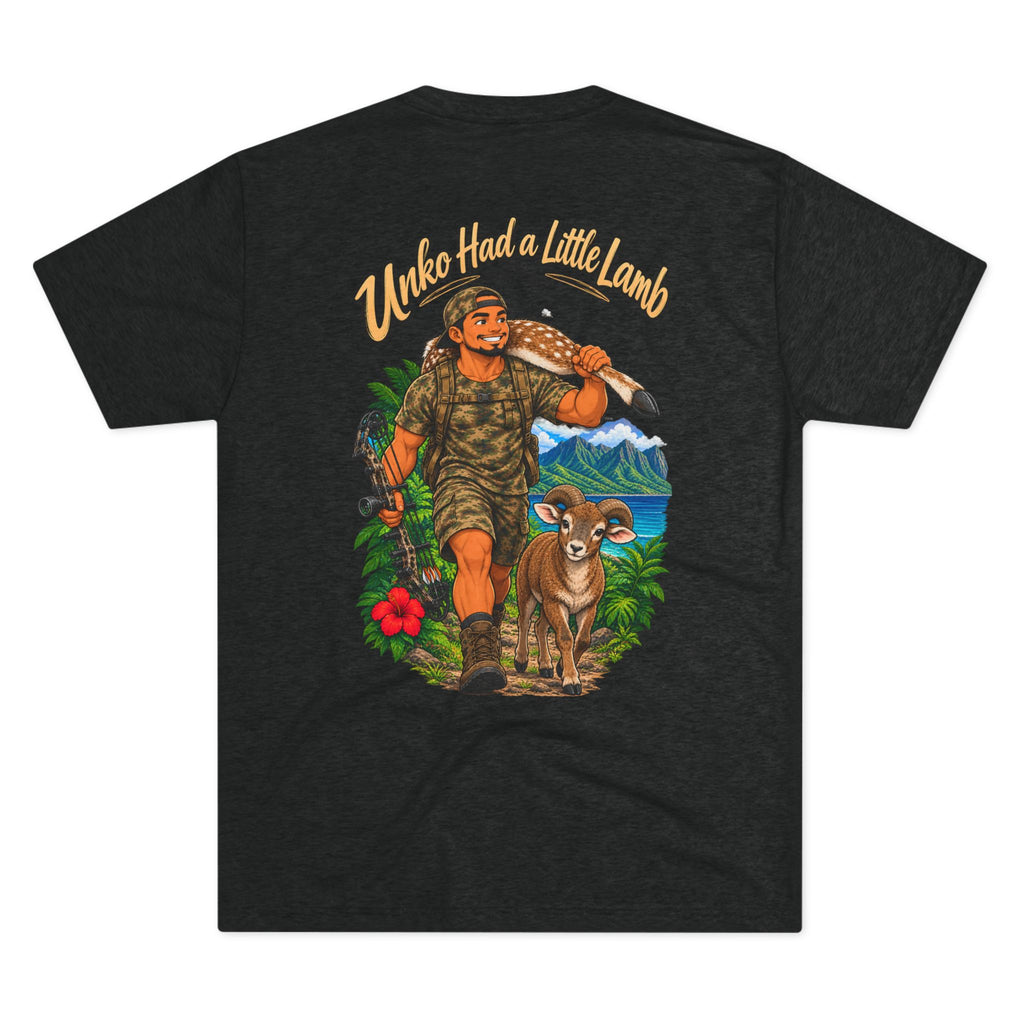 Hike-Hike Little Lamb Hiker Illustration T-Shirt