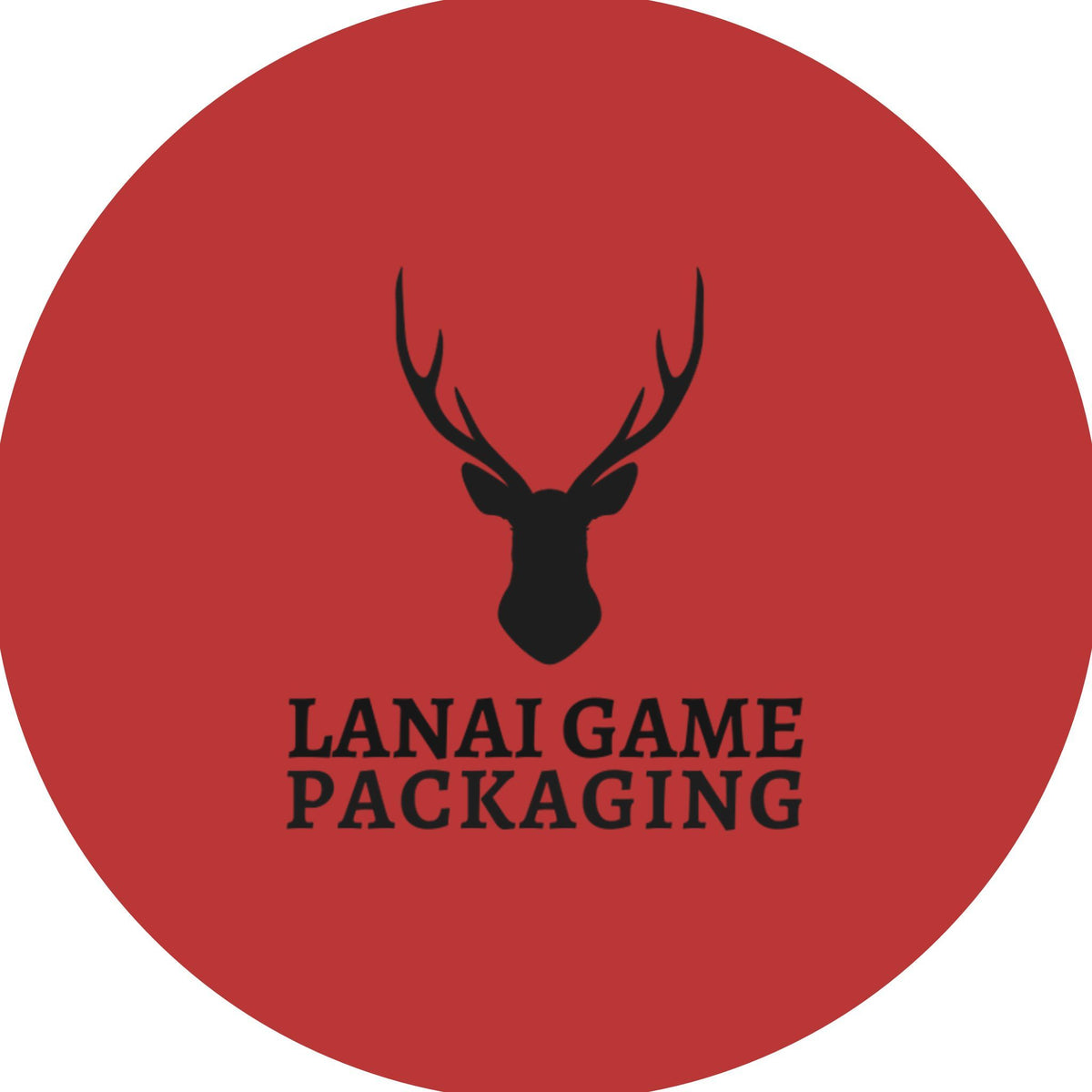 Deer Antler Lanai Game Packaging Faux Leather Patch