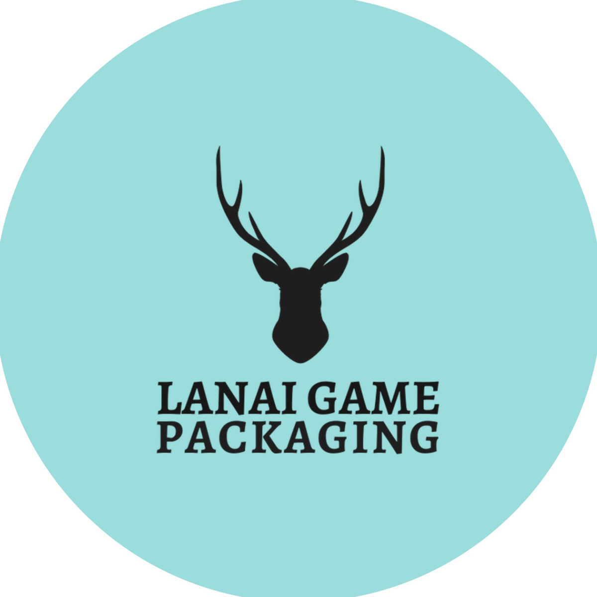 Deer Antler Lanai Game Packaging Faux Leather Patch