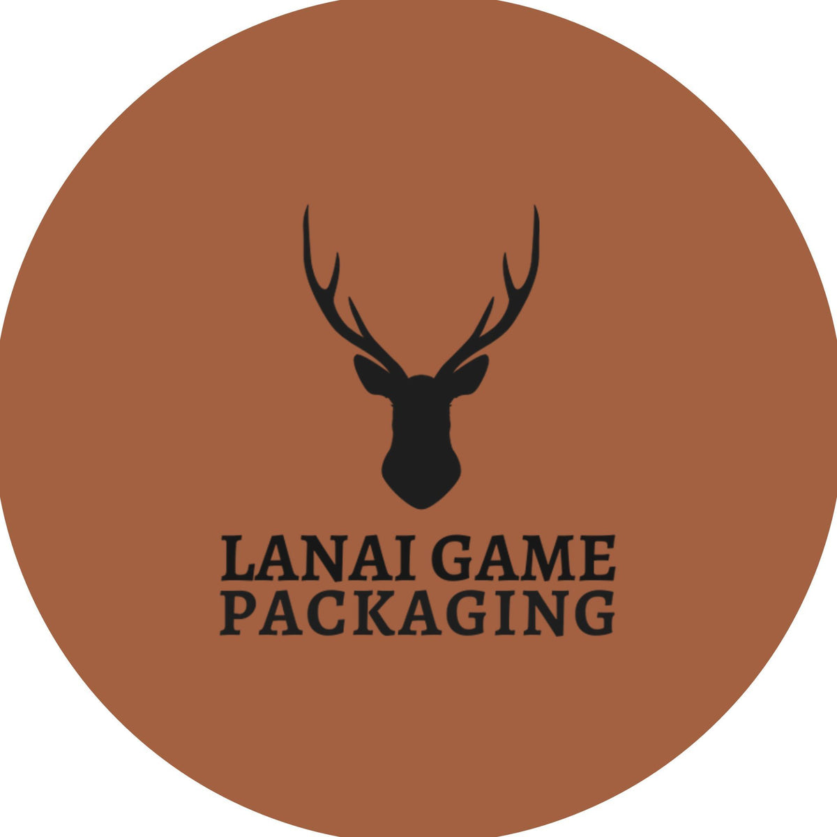 Deer Antler Lanai Game Packaging Faux Leather Patch