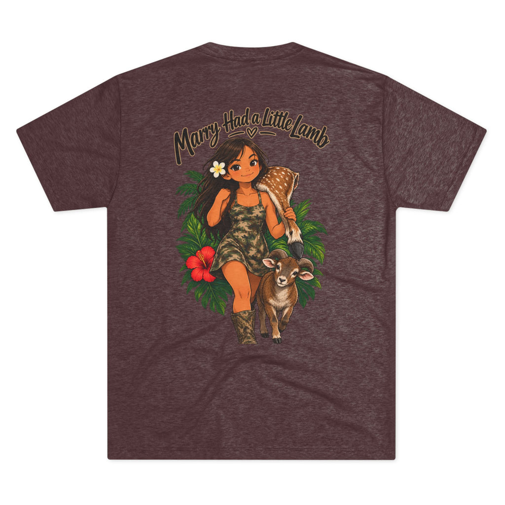 Mary Had a Little Lamb Tropical Girl Tee