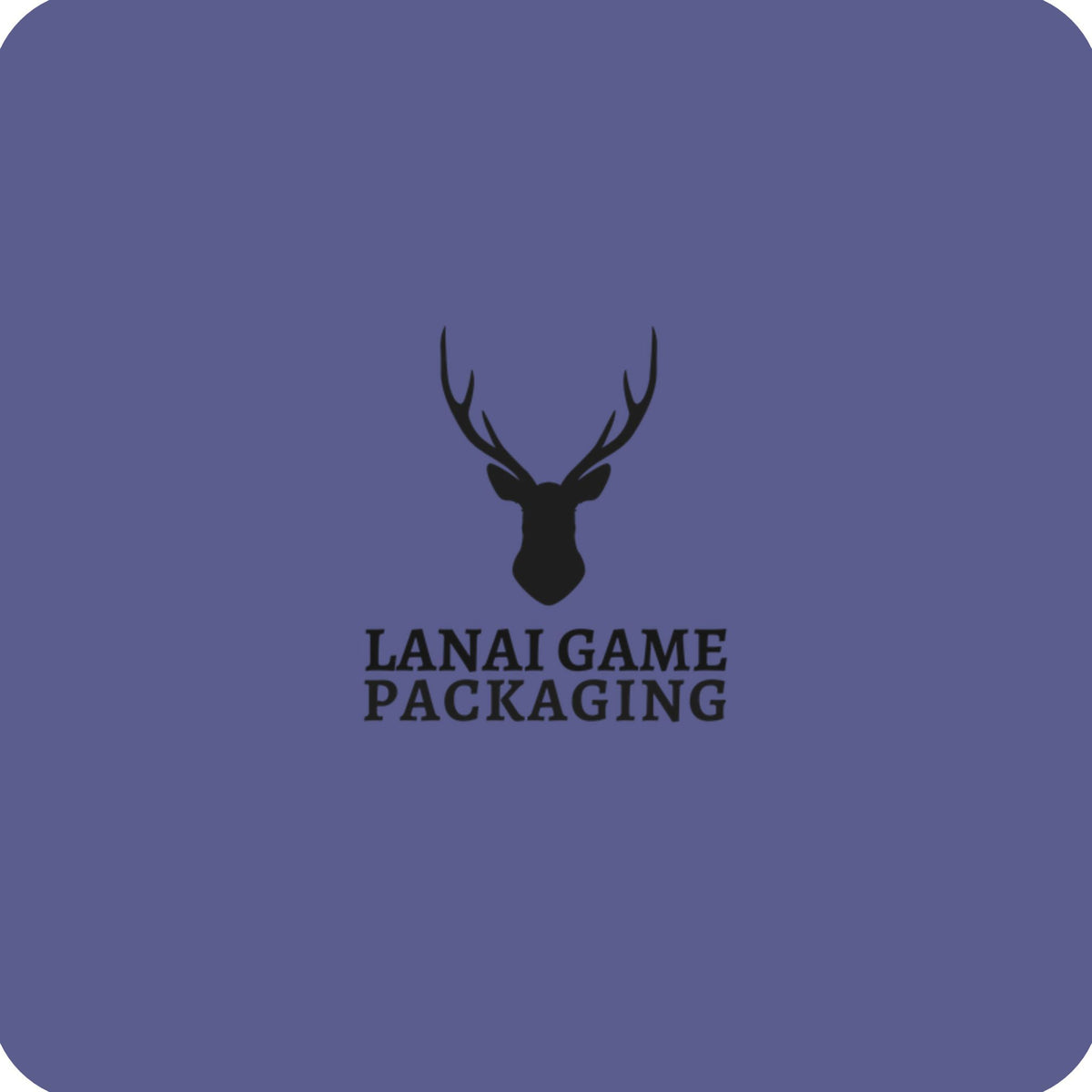 Deer Antler Lanai Game Packaging Faux Leather Patch