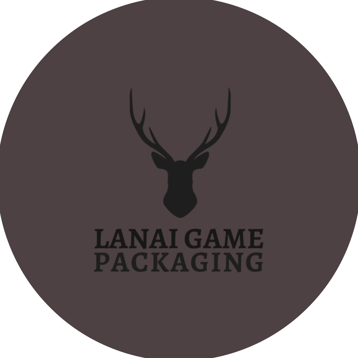 Deer Antler Lanai Game Packaging Faux Leather Patch
