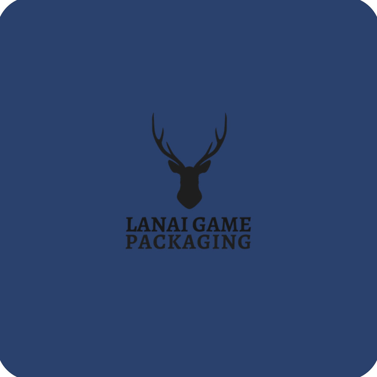 Deer Antler Lanai Game Packaging Faux Leather Patch