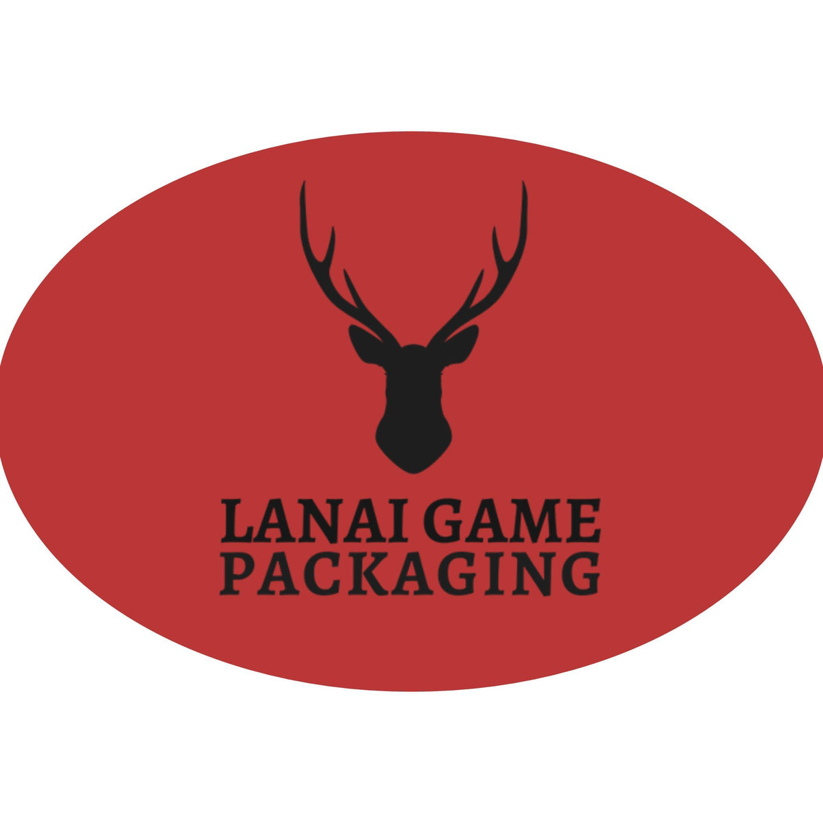 Deer Antler Lanai Game Packaging Faux Leather Patch