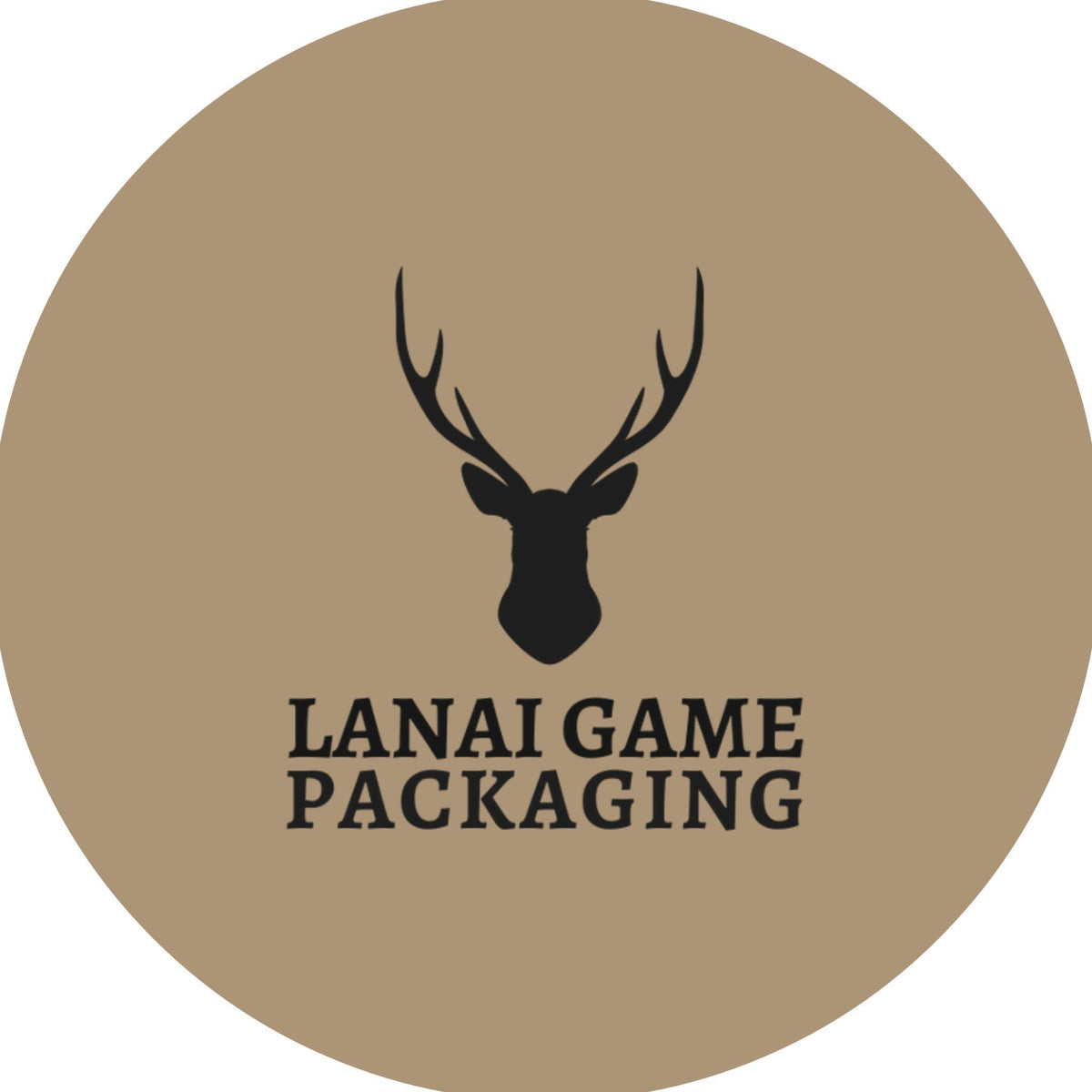 Deer Antler Lanai Game Packaging Faux Leather Patch