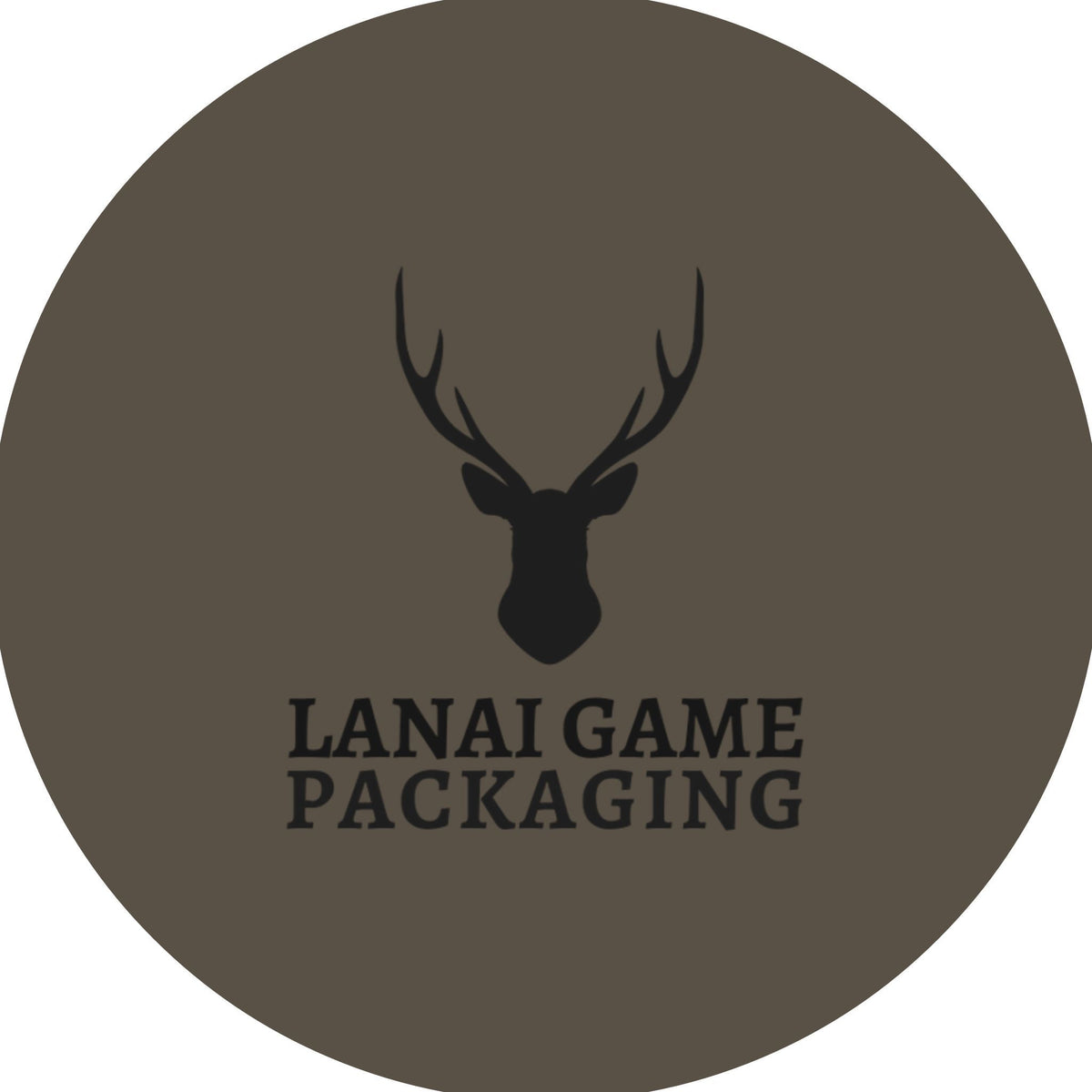 Deer Antler Lanai Game Packaging Faux Leather Patch