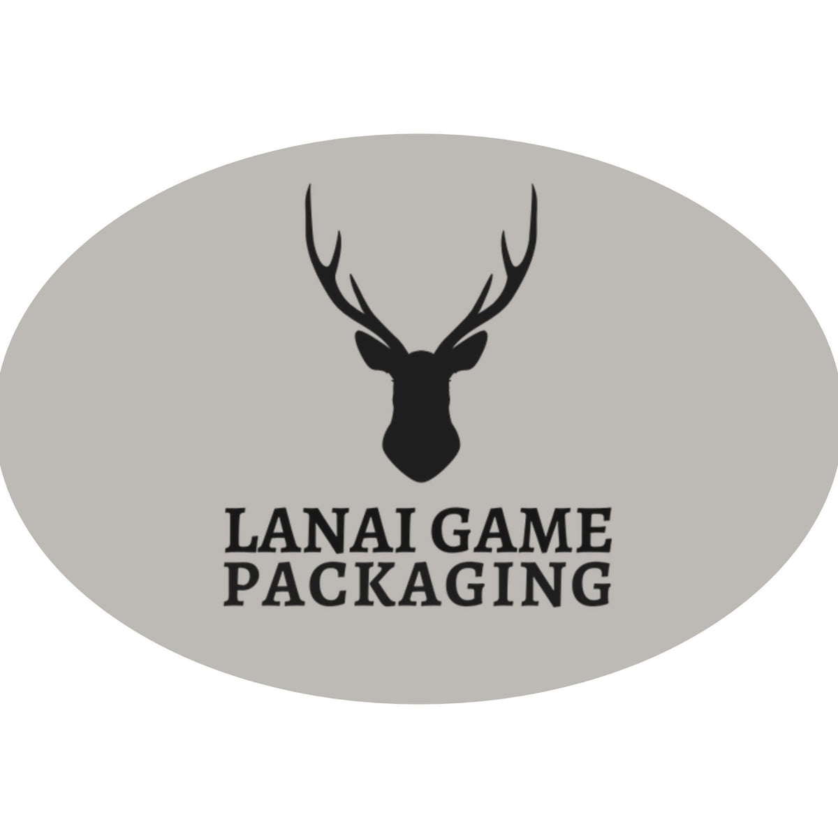 Deer Antler Lanai Game Packaging Faux Leather Patch