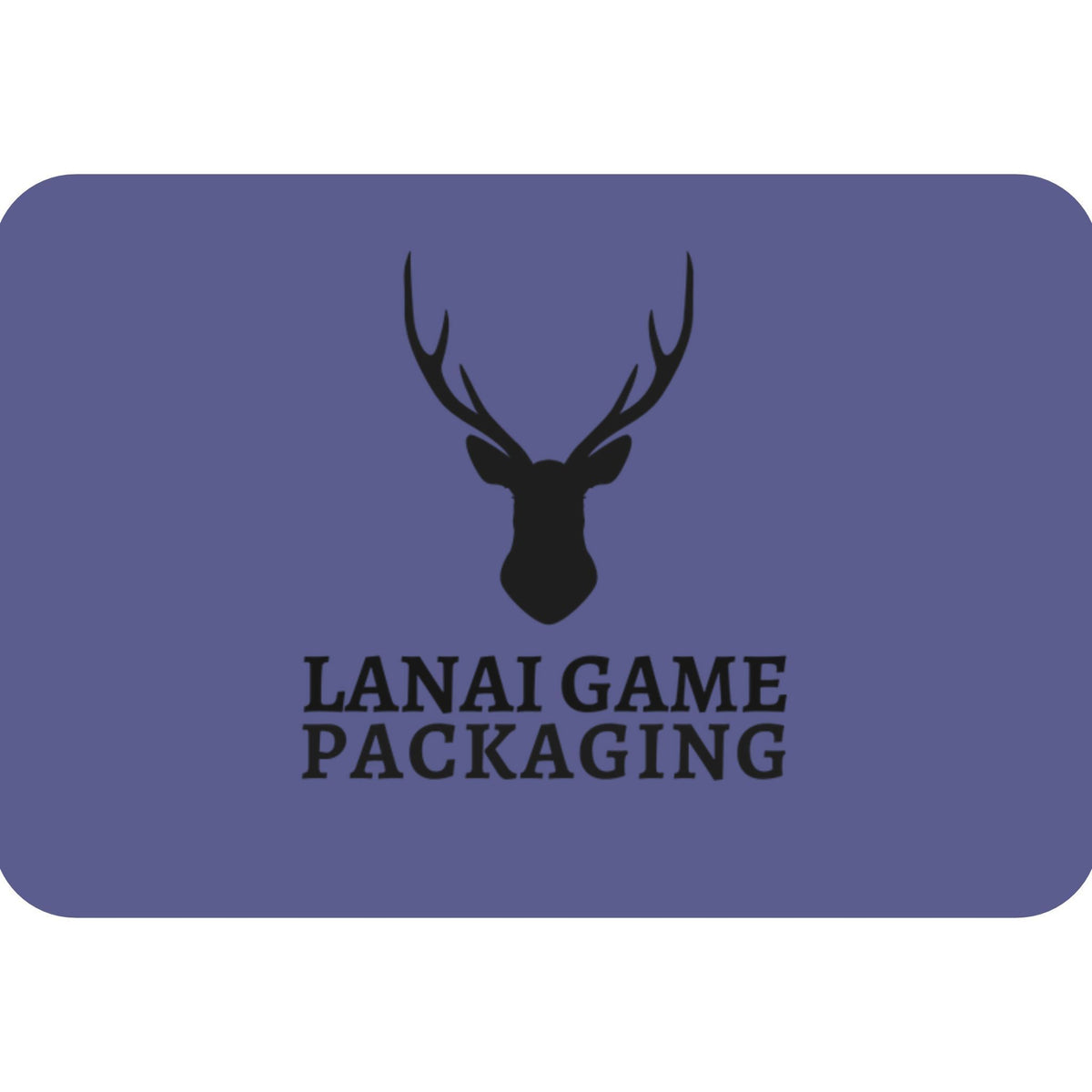 Deer Antler Lanai Game Packaging Faux Leather Patch