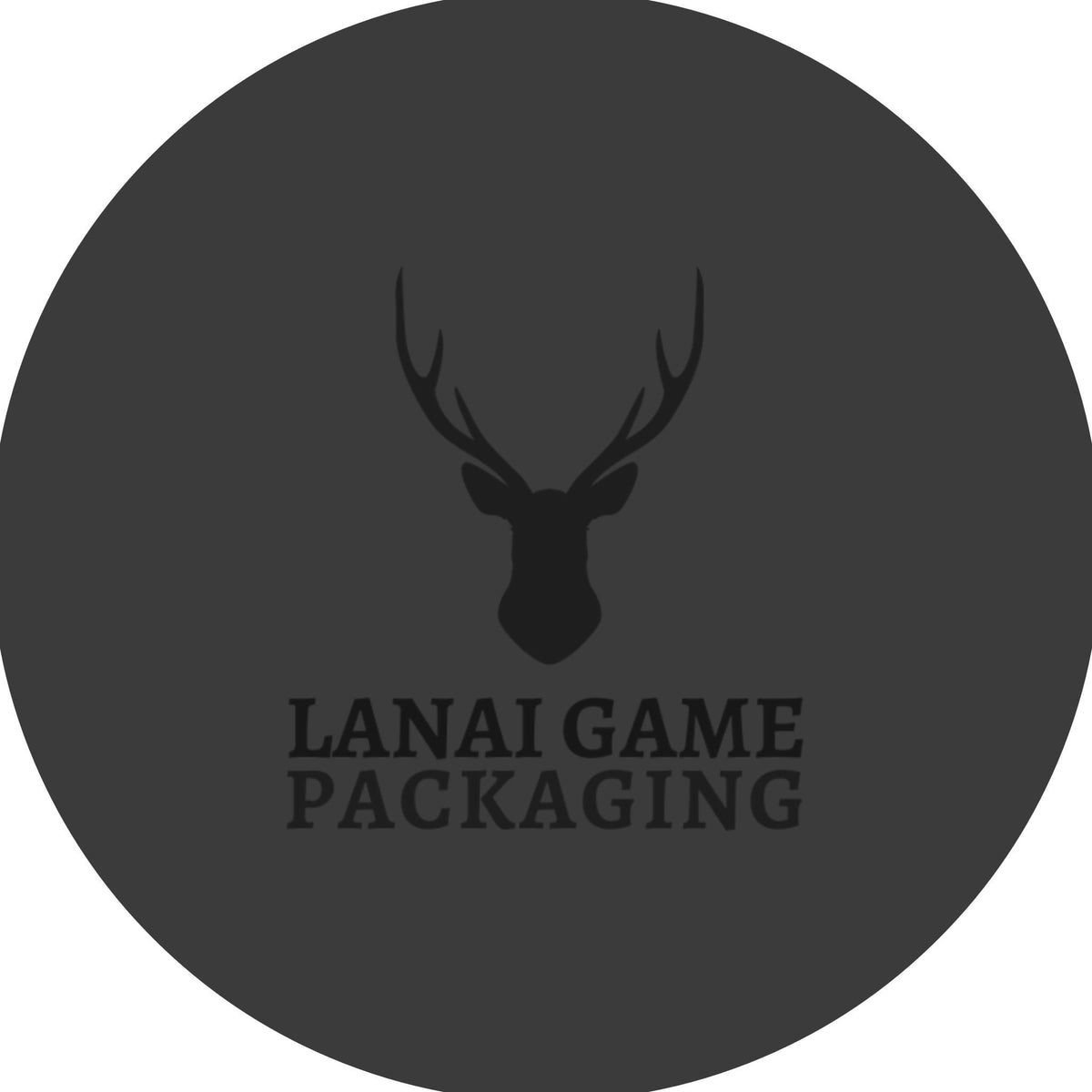 Deer Antler Lanai Game Packaging Faux Leather Patch