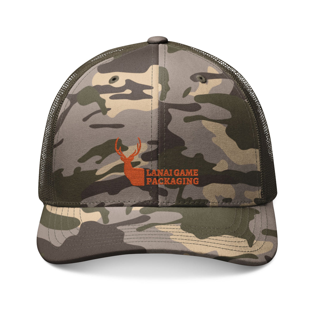 Camouflage Trucker Hat (Embroidery)
