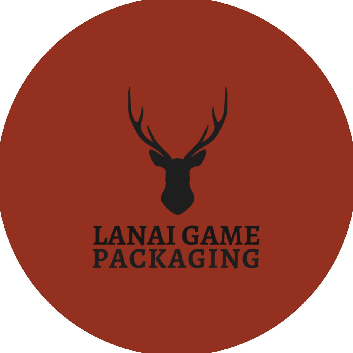 Deer Antler Lanai Game Packaging Faux Leather Patch