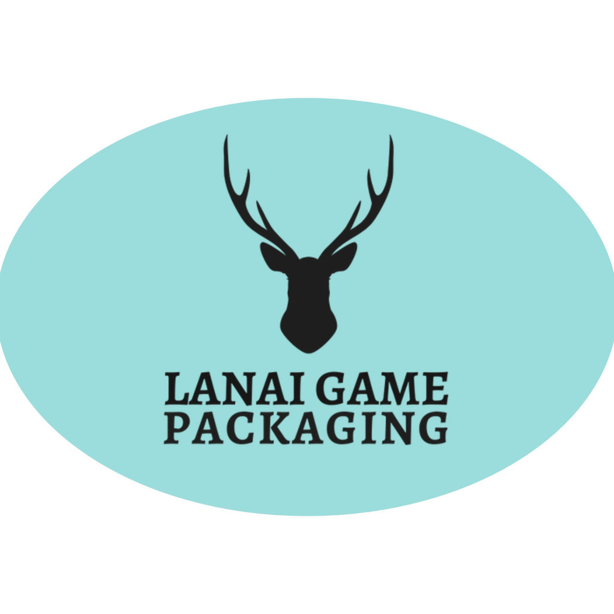Deer Antler Lanai Game Packaging Faux Leather Patch