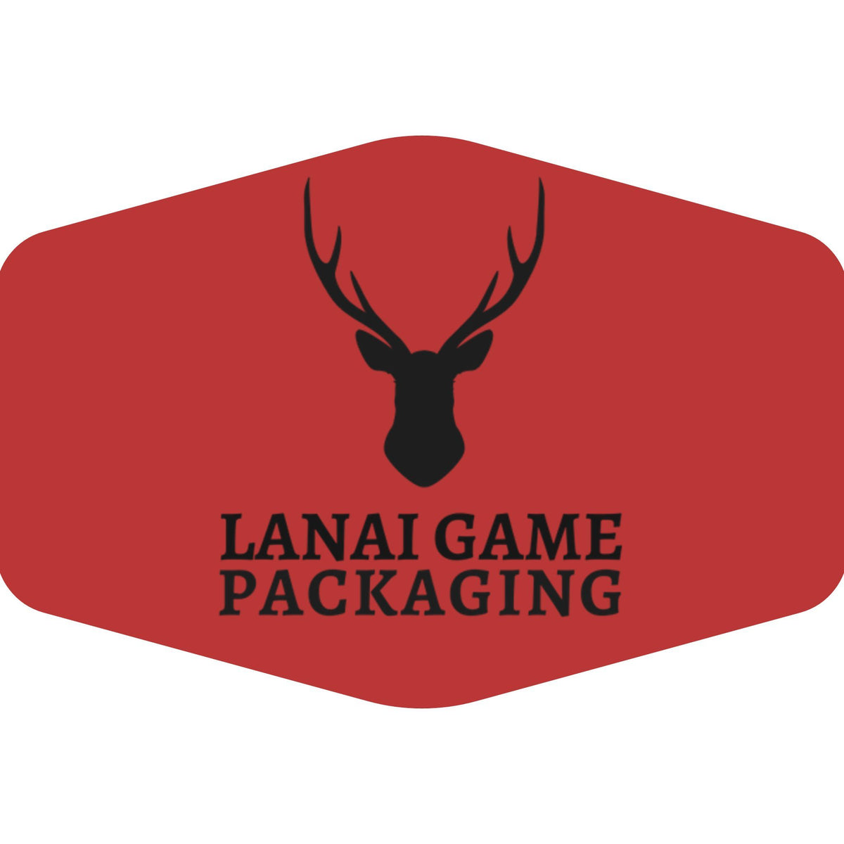 Deer Antler Lanai Game Packaging Faux Leather Patch