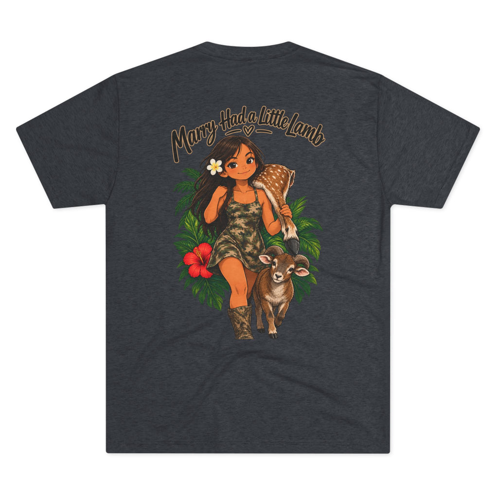 Mary Had a Little Lamb Tropical Girl Tee