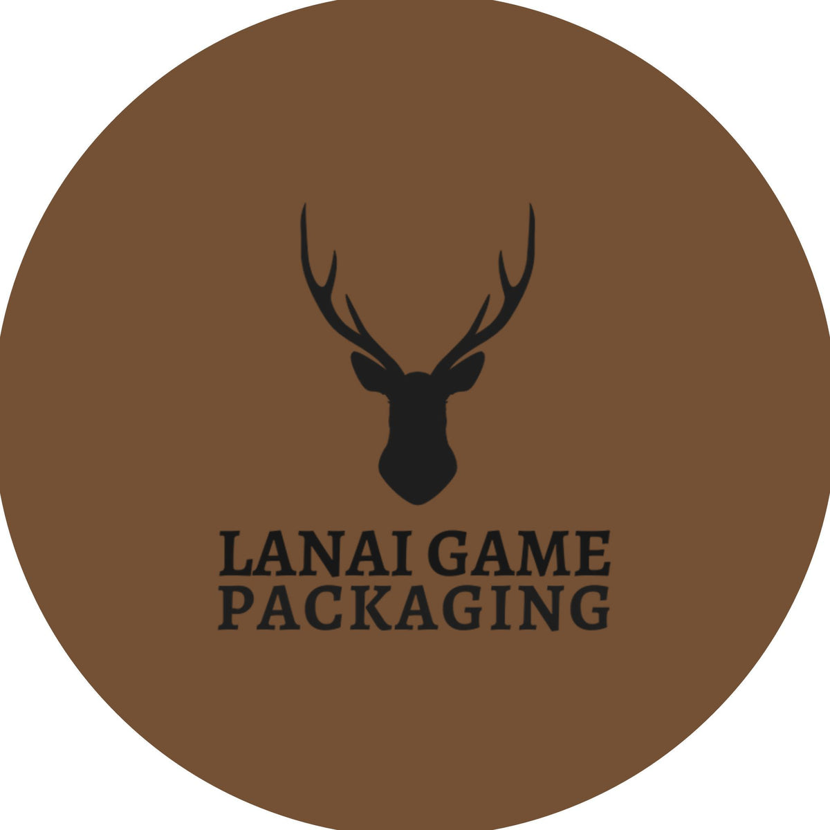 Deer Antler Lanai Game Packaging Faux Leather Patch