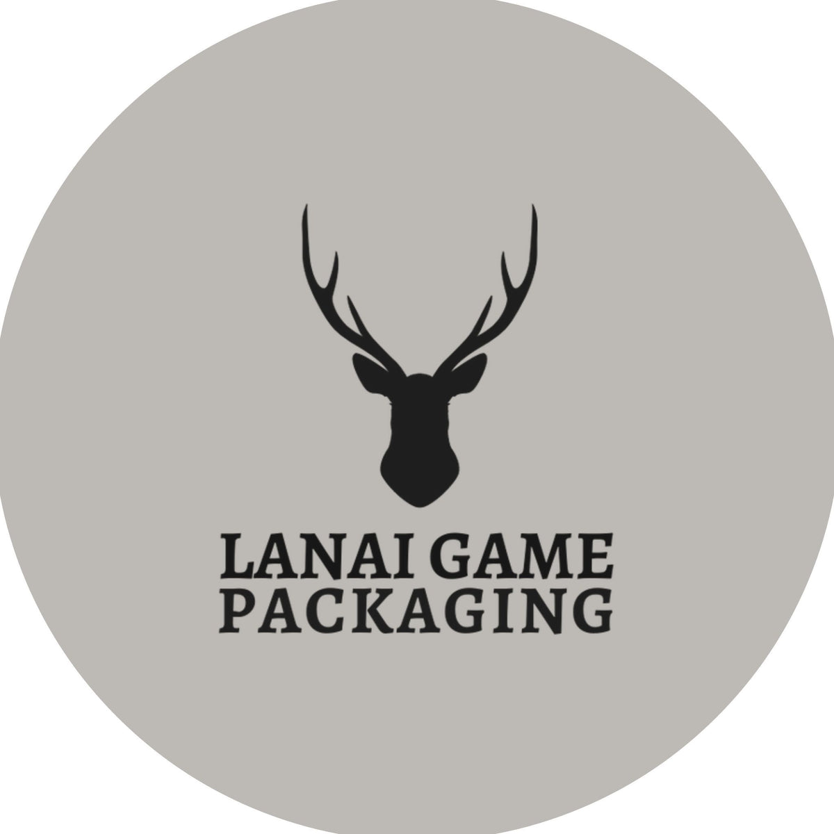 Deer Antler Lanai Game Packaging Faux Leather Patch
