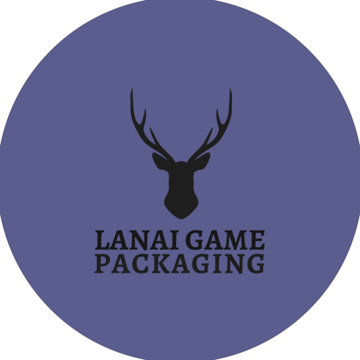 Deer Antler Lanai Game Packaging Faux Leather Patch
