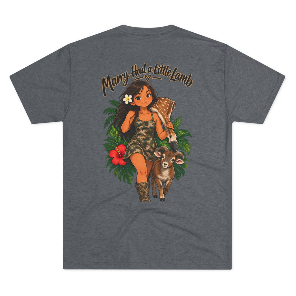 Mary Had a Little Lamb Tropical Girl Tee
