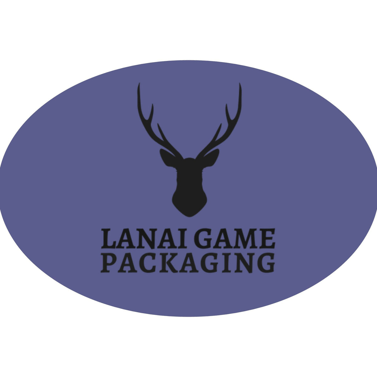 Deer Antler Lanai Game Packaging Faux Leather Patch