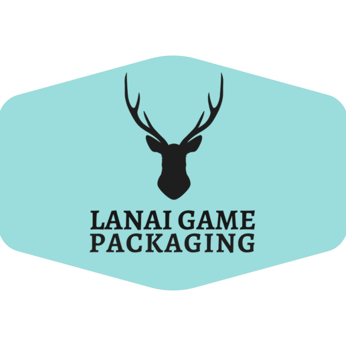 Deer Antler Lanai Game Packaging Faux Leather Patch