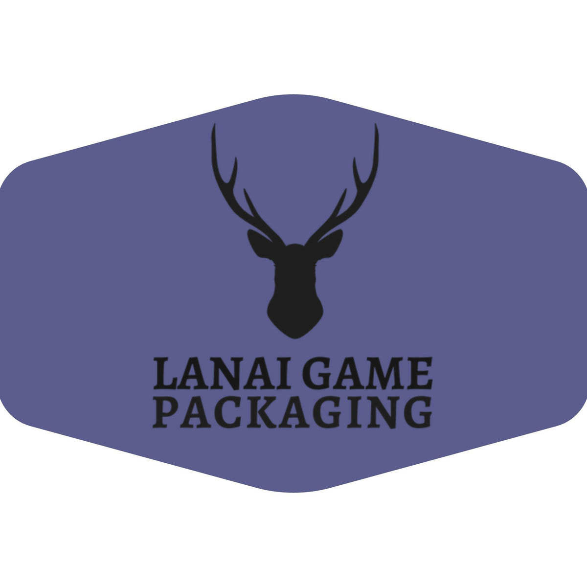Deer Antler Lanai Game Packaging Faux Leather Patch