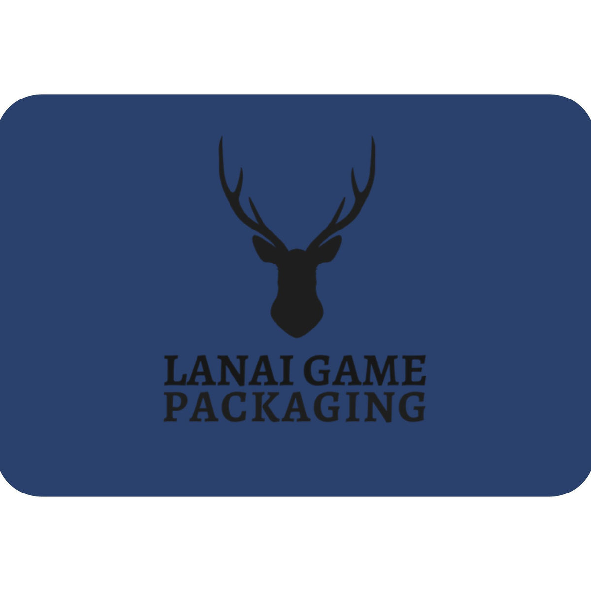 Deer Antler Lanai Game Packaging Faux Leather Patch