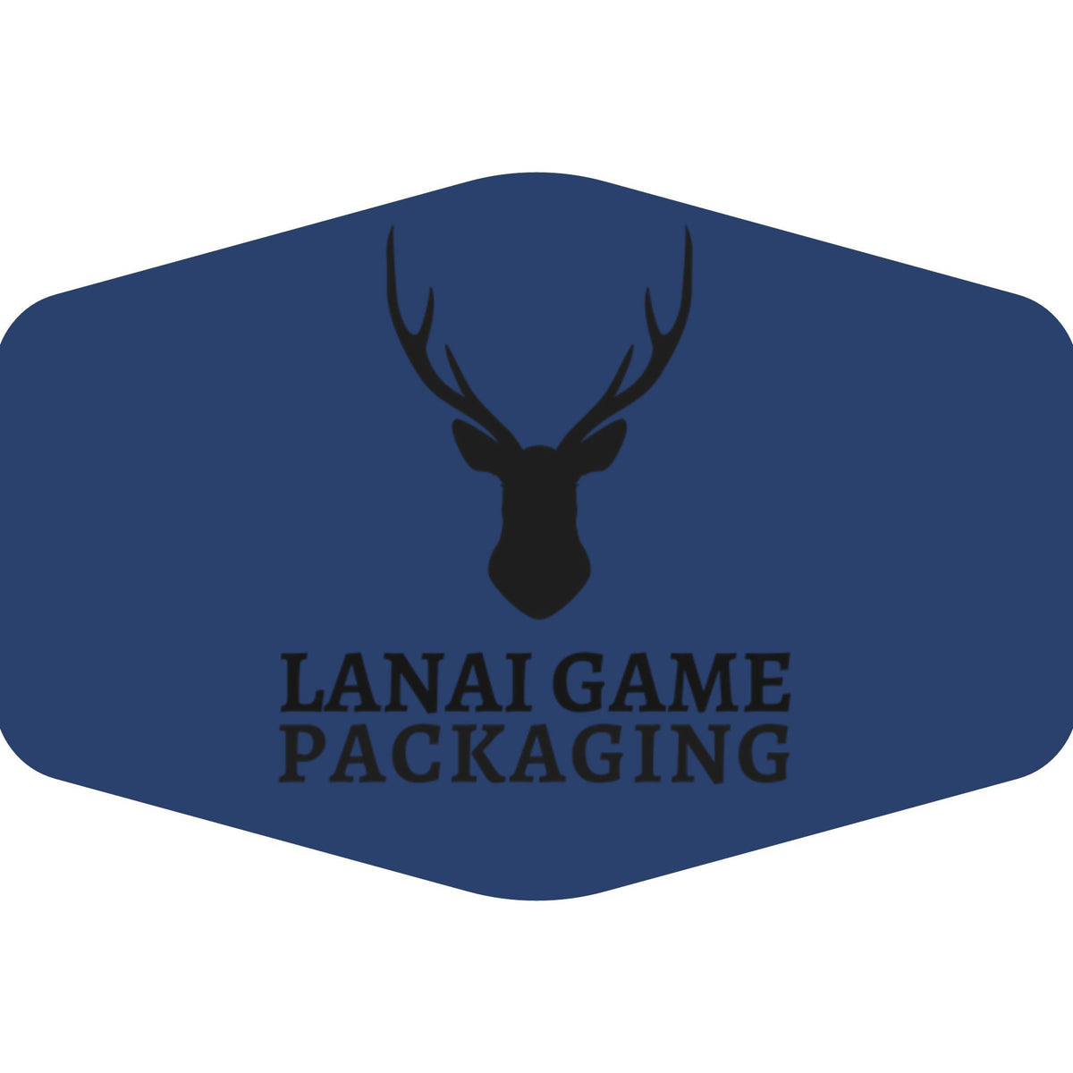 Deer Antler Lanai Game Packaging Faux Leather Patch