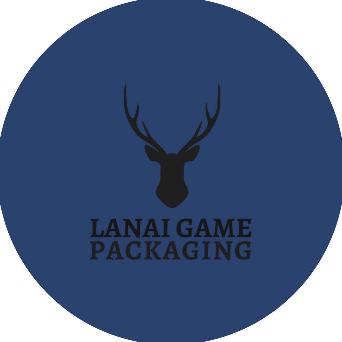 Deer Antler Lanai Game Packaging Faux Leather Patch
