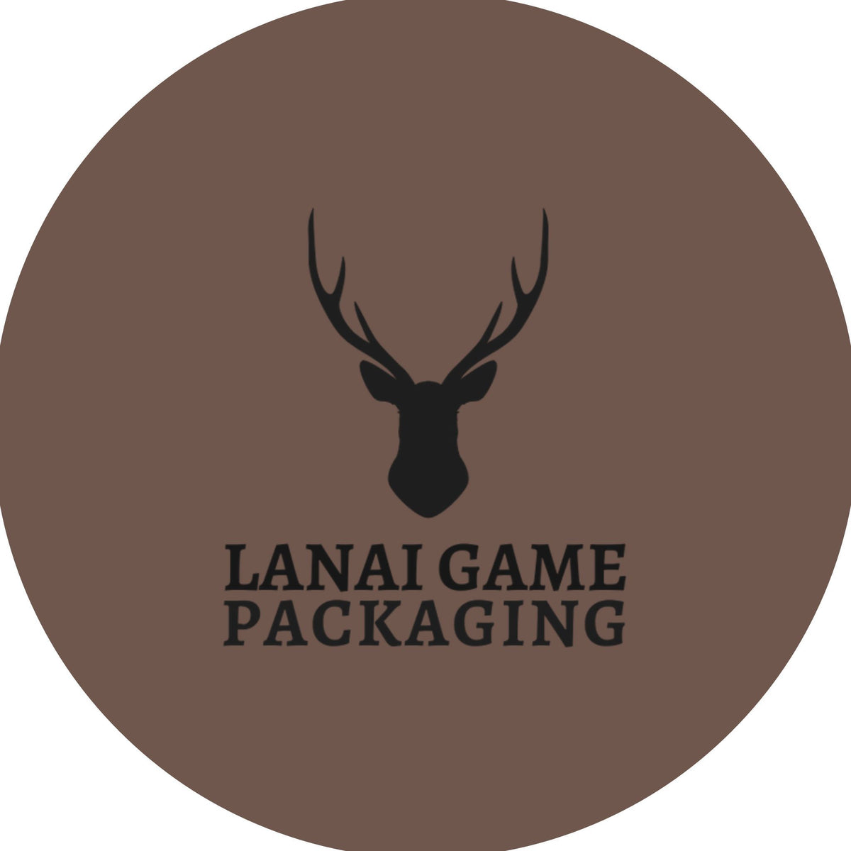 Deer Antler Lanai Game Packaging Faux Leather Patch