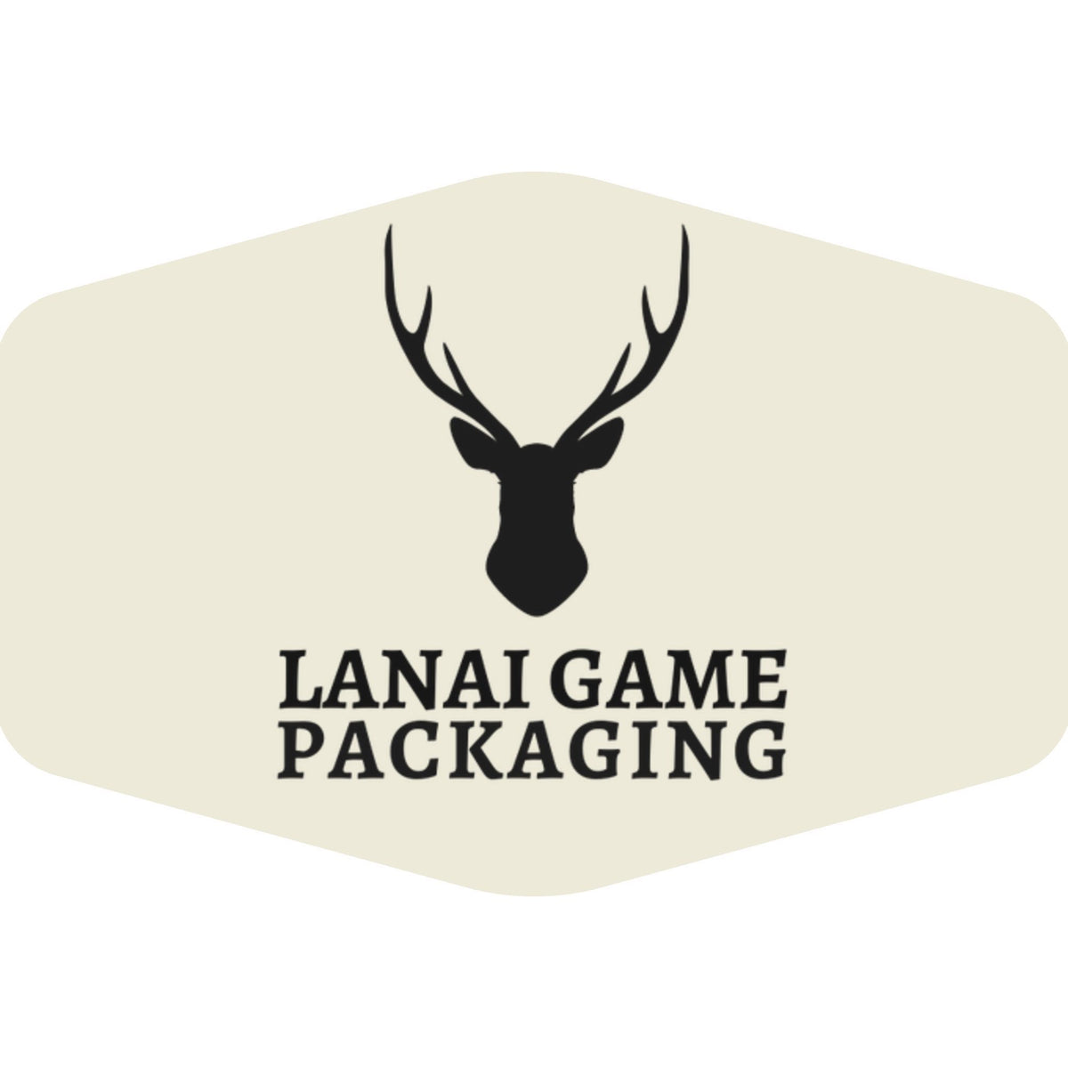 Deer Antler Lanai Game Packaging Faux Leather Patch